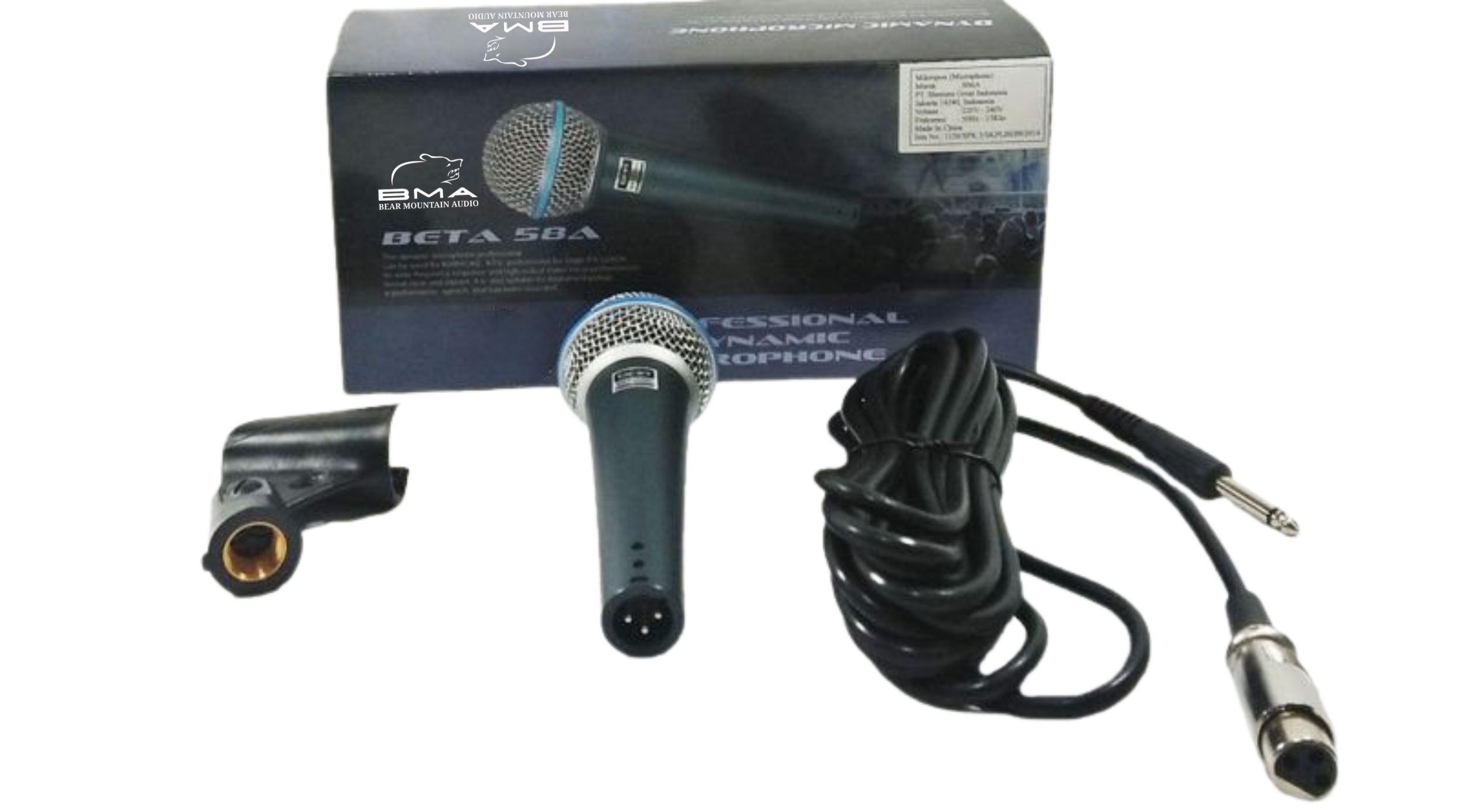 Housse De Transport Noire Robuste Pour Microphone BETA58A - Protection Premium Pour Vos Déplacements